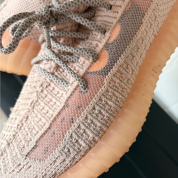 Adidas Yeezy Boost 350 V2 Pink Tan Sneakers - Picture 5 of 5